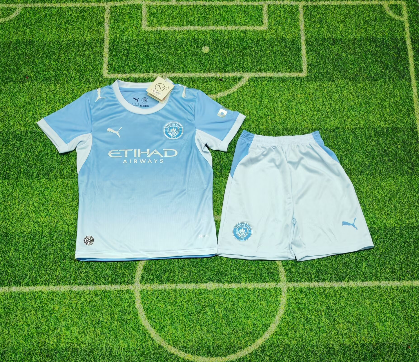 Manchester City 26/27 home kids jersey