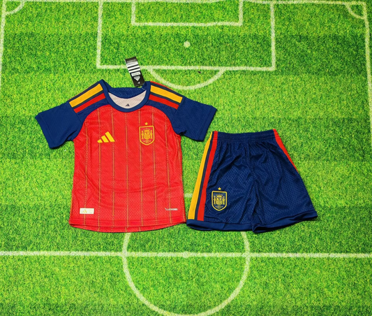 Spain 2026 WC kids jersey